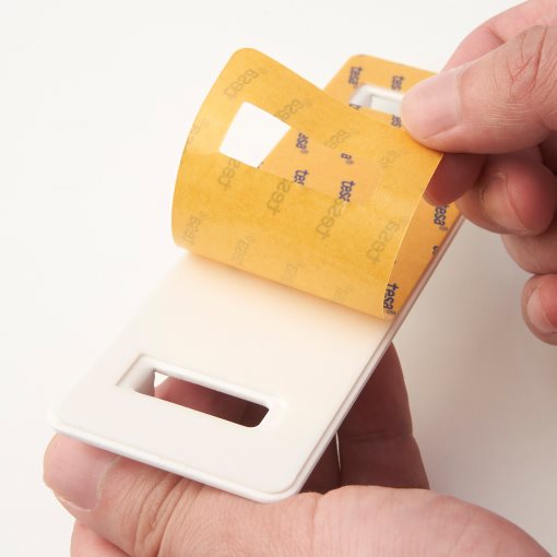 GALTBOX, rack with 3 hooks/self-adhesive, 16 cm, 105.637.11