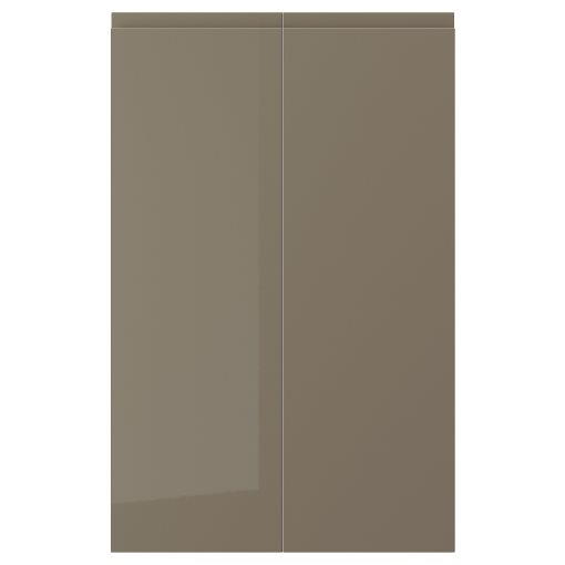 VOXTORP, left-hand 2-piece door for corner base cabinet, 25x80 cm, 105.817.67