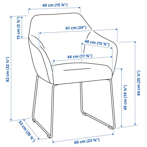 TOSSBERG, chair, 105.826.44