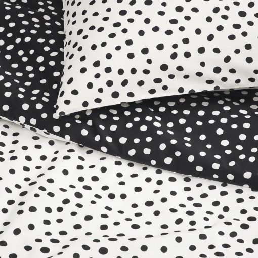 BJÖRKGRÅMAL, duvet cover and pillowcase, 150x200/50x60 cm, 105.911.82