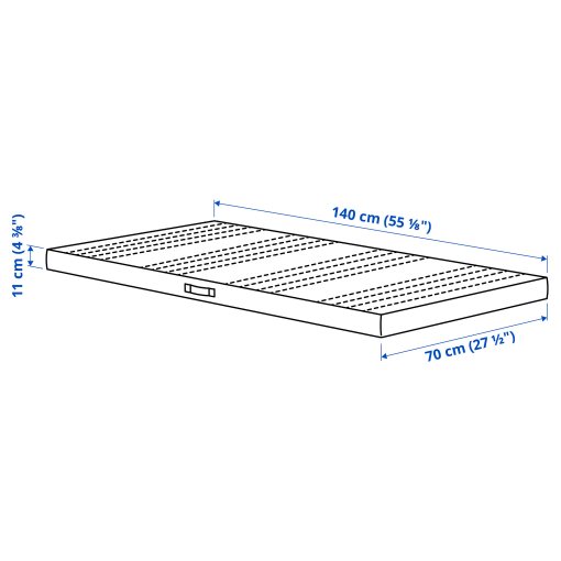 JÄTTETRÖTT, pocket spring mattress for cot, 105.934.02
