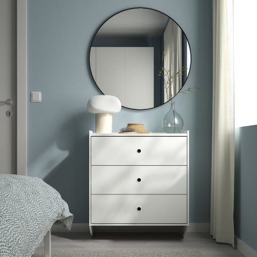 RACKNAS, chest of 3 drawers/wall mounted, 69x78 cm, 105.945.24