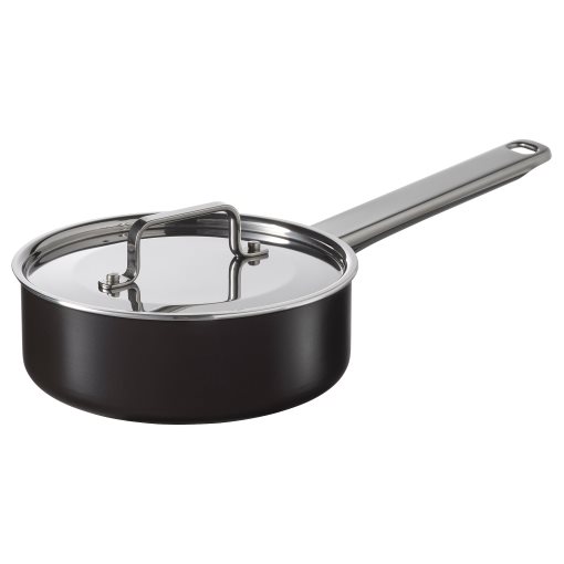 GULDÖRING, saucepan with lid and non-stick coating, 1 l, 105.974.81