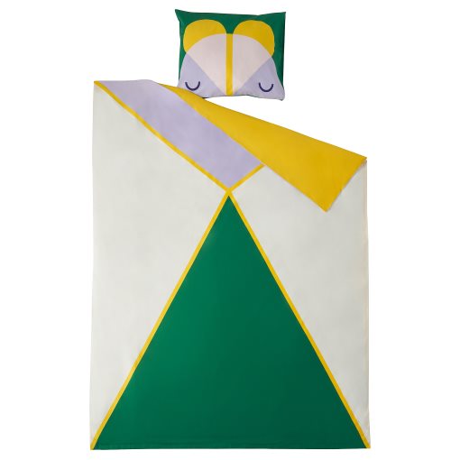 GREJSIMOJS, duvet cover and pillowcase, 150x200/50x60 cm, 106.018.31