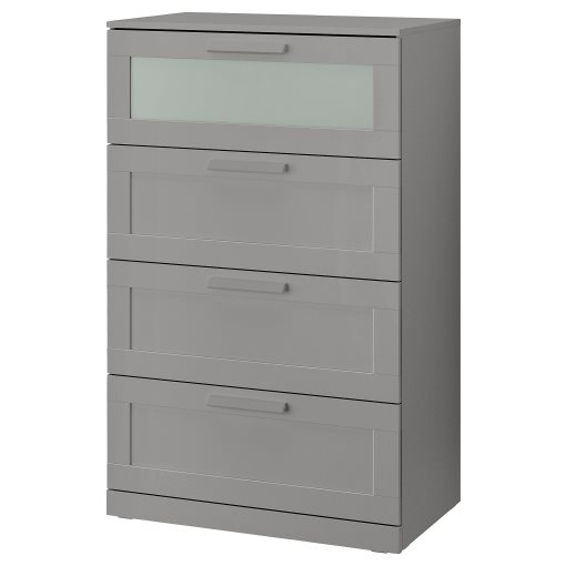 BRIMNES, chest of 4 drawers, 78x124 cm, 106.028.02