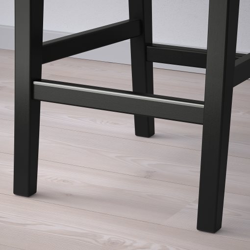 ROSENTORP, bar stool with backrest, 63 cm counter height, 106.199.30