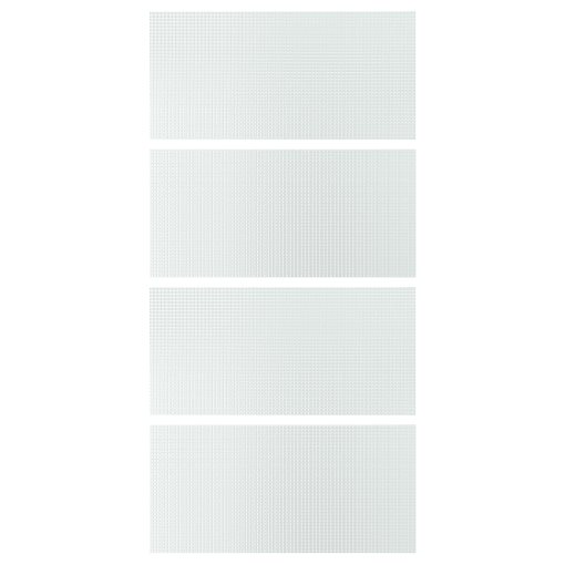 LUNDBRÄSMA, 4 panels for sliding door frame, 100x201 cm, 106.292.36