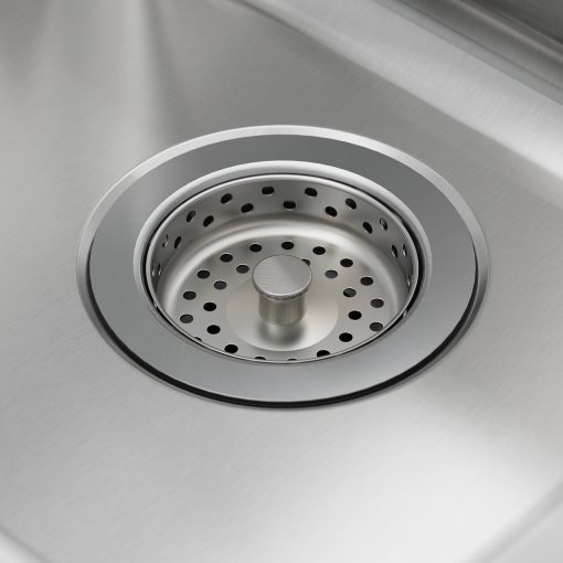 LÅNGUDDEN, inset sink 2 bowls, 75x53 cm, 191.574.87