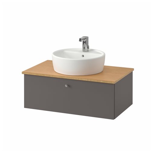 GODMORGON/TOLKEN/TORNVIKEN, wash-stand with countertop 45 wash-basin, 82x49x74 cm, 194.146.94