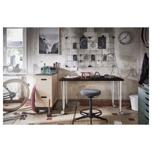 LAGKAPTEN/KRILLE, desk, 120x60 cm, 194.170.32