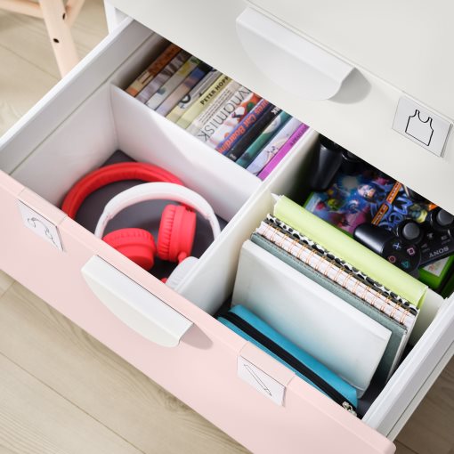 SMASTAD/PLATSA, wardrobe with 4 drawers, 60x57x181 cm, 194.309.05