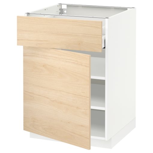 METOD/MAXIMERA, base cabinet with drawer/door, 60x60 cm, 194.596.06