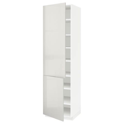 METOD, high cabinet with shelves, 60x60x200 cm, 194.630.95