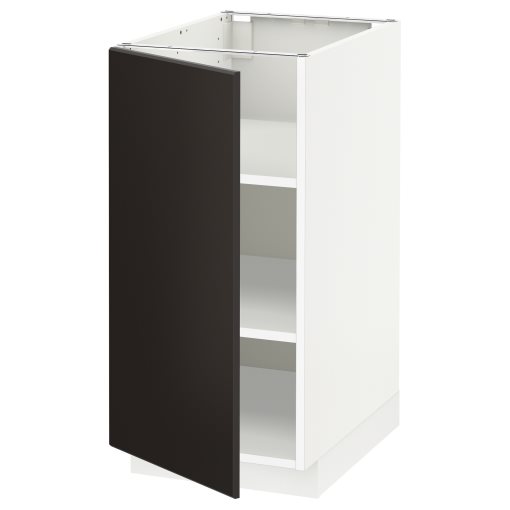 METOD, base cabinet with shelves, 40x60 cm, 194.649.62