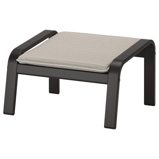 POÄNG, armchair and footstool, 194.842.34