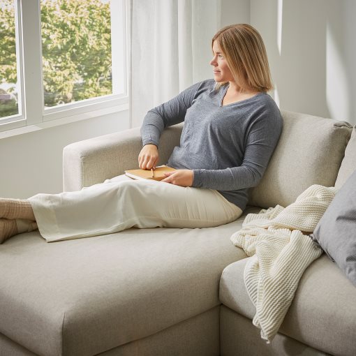 VIMLE, 3-seat sofa-bed with chaise longue, 195.452.42