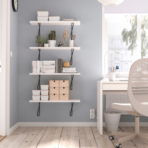 BERGSHULT/FORLAGGARE, wall shelf, 80x20 cm, 195.727.92