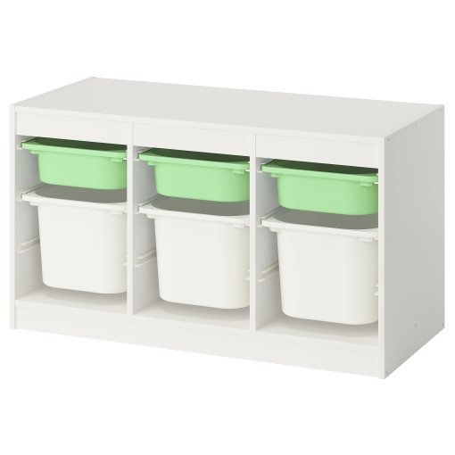TROFAST, storage combination with boxes, 99x44x56 cm, 195.744.75