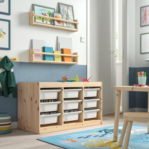 TROFAST, storage combination with boxes, 93x44x52 cm, 195.747.34