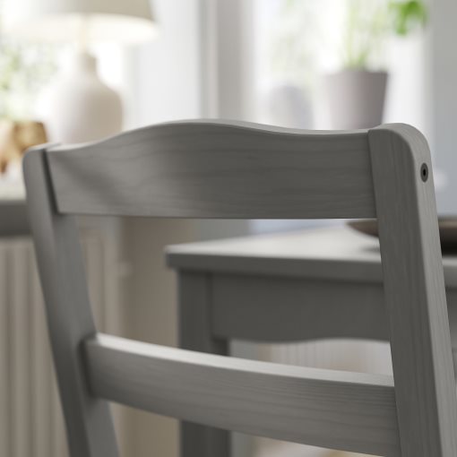 HAUGA/HAUGA, table and 2 chairs, 74x74 cm, 195.749.08