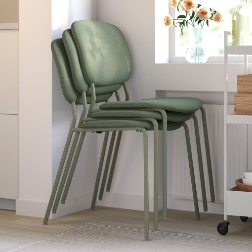VIHALS, table and 6 chairs, 120/180x74 cm, 195.899.62