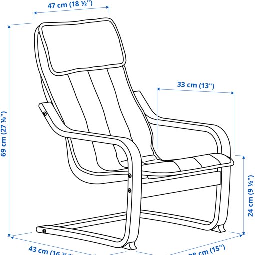 POÄNG, childrens armchair, 195.989.14