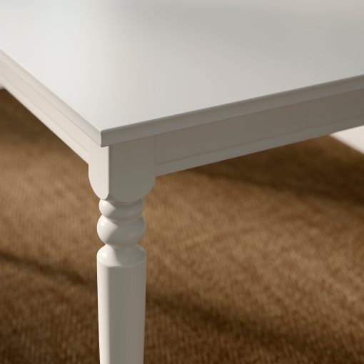 ROSENTORP, table and 4 chairs, 155/215x87 cm, 196.101.43