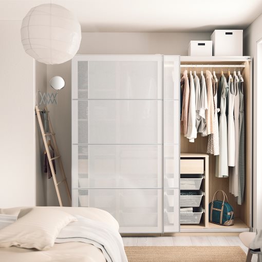 SVARTISDAL, 4 πάνελ για σκελετό συρόμενης πόρτας, 100x201 cm, 204.735.69