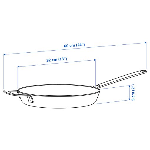 HEMKOMST, frying pan/non-stick coating, 32 cm, 205.131.36