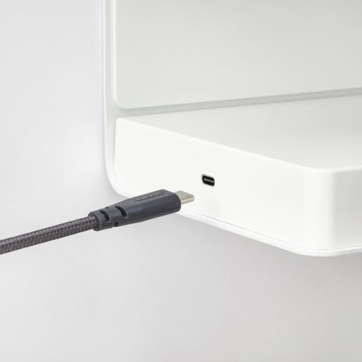 SYMFONISK, shelf with wireless charger, 205.210.56