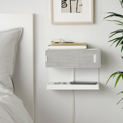 SYMFONISK, shelf with wireless charger, 205.210.56