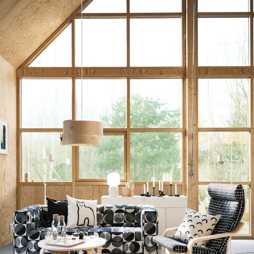 BOGENSE, rug low pile, 133x195 cm, 205.270.58