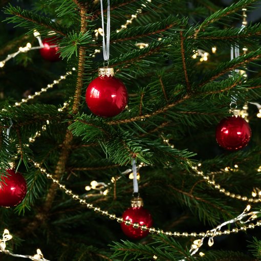 VINTERFINT, decoration bauble/glass/25 pack, 3.5 cm, 205.534.05