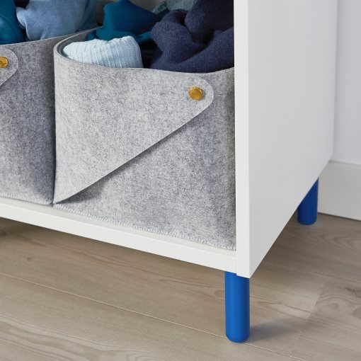 LÄTTHET, leg/metal 4 pack, 11 cm, 205.596.38