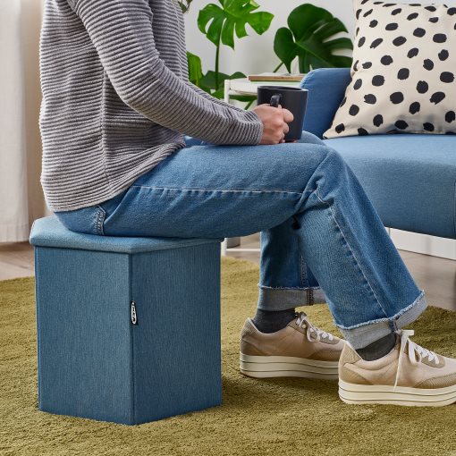 KJUGE, pouffe with storage, 205.655.21