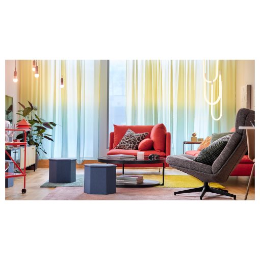 KJUGE, pouffe with storage, 205.655.21
