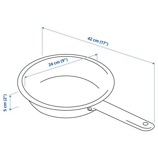 IKEA 365+, frying pan, 24 cm, 205.827.33
