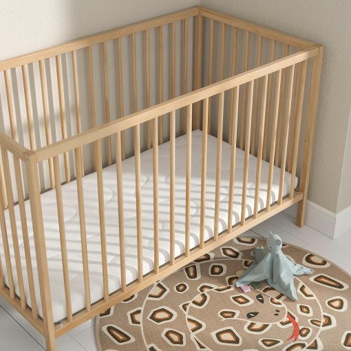 KRUMMELUR, foam mattress for cot, 60x120x8 cm, 205.934.06