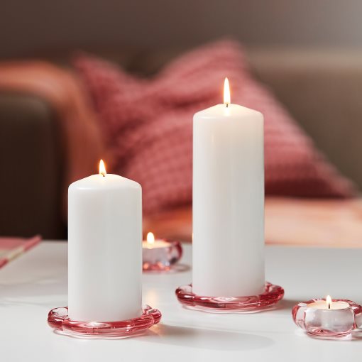 BLADFÅGEL, candle dish, 11 cm, 206.070.45
