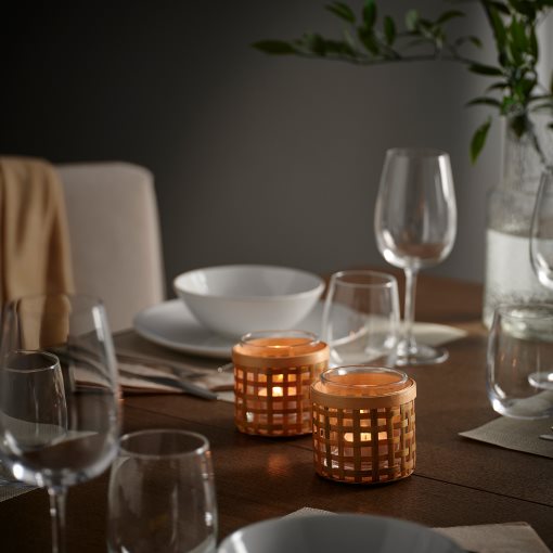 PÅVEFINK, tealight holder, 8 cm, 206.099.78