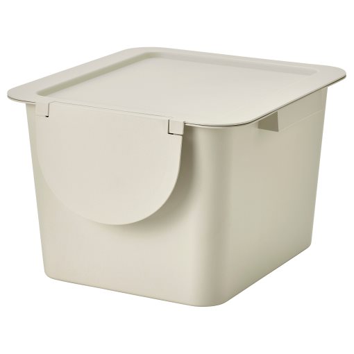 TRÖSKNING, bin with lid, 12 l, 206.101.75