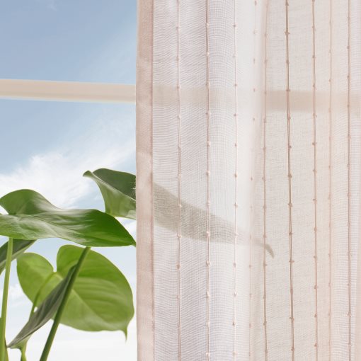 MATILDA, sheer curtains with heading tape 1 pair, 145x165 cm, 206.293.06