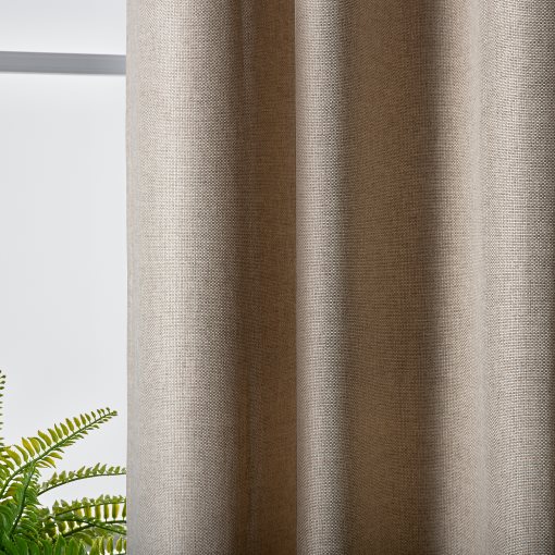 ANNAKAJSA, room darkening curtains with heading tape/1 pair, 145x280 cm, 206.364.01