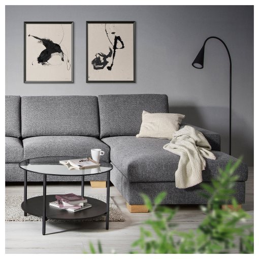 SÖRVALLEN, 4-seat sofa with chaise longue/right, 293.147.88