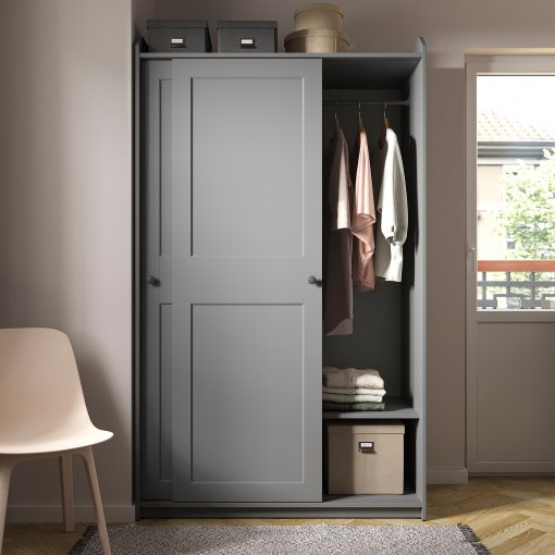 HAUGA, wardrobe combination, 258X55X199 cm, 293.882.32