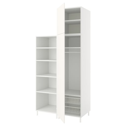 PLATSA, wardrobe with 2 doors, 120X57X251, 294.243.48
