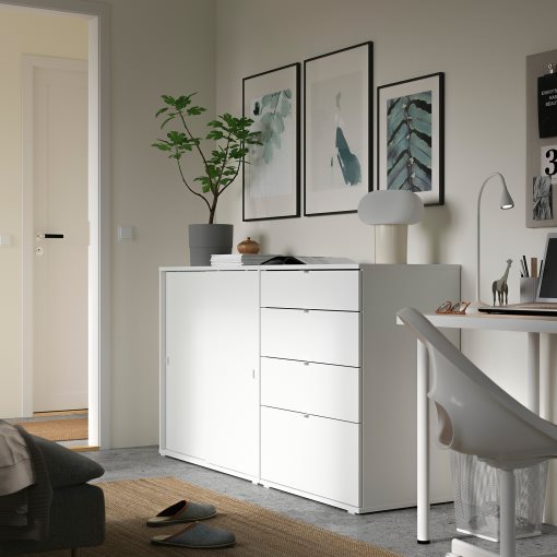 VIHALS, storage combination, 165x47x90 cm, 294.421.73