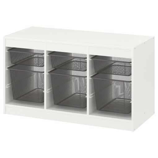 TROFAST, storage combination with boxes, 99x44x56 cm, 294.798.35