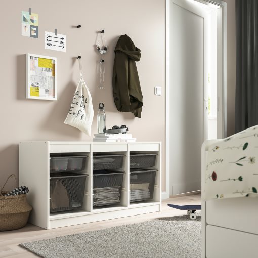 TROFAST, storage combination with boxes, 99x44x56 cm, 294.798.35