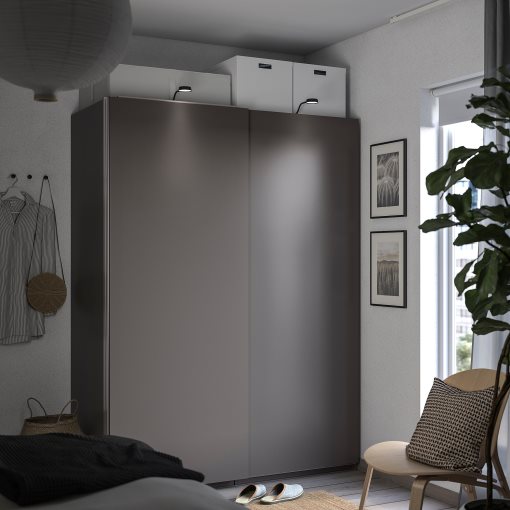 PAX/HASVIK, wardrobe combination, 150x66x201 cm, 295.027.94